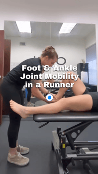 foot & ankle joint mobility in a runner