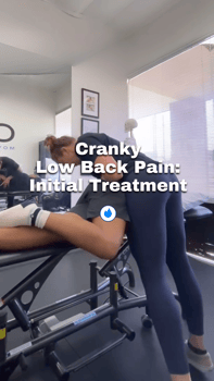 cranky low back pain initial treatment