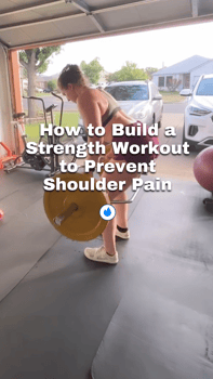 how to build a strength workout for shoulder pain