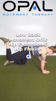 low back movement drill