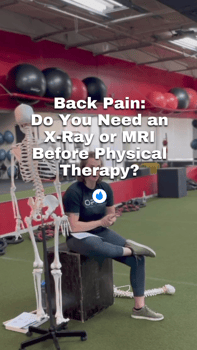 back pain do you need an xray or mri before seeing a PT?