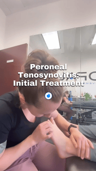 peroneal synovitis: initial treatment