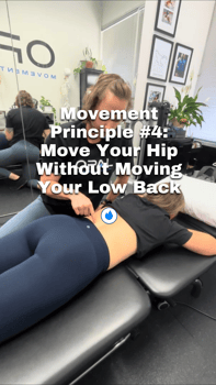 how to move your hip without moving your low back