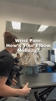 wrist pain and elbow mobility