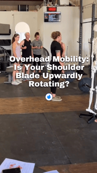 overhead shoulder mobility: is your shoulder upwardly rotating?