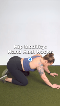 hip pain hand heel rocks