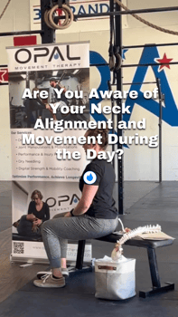 are you aware of your neck alignment and movement during the day?